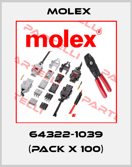64322-1039 (pack x 100) Molex