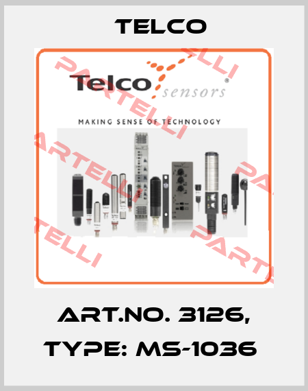 Art.No. 3126, Type: MS-1036  Telco