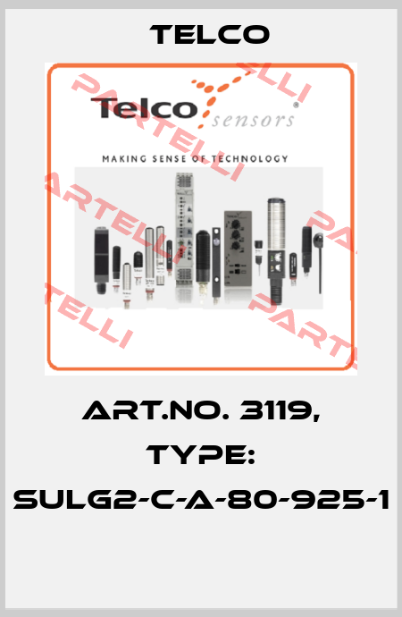 Art.No. 3119, Type: SULG2-C-A-80-925-1  Telco