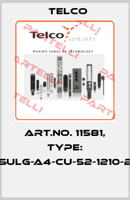 Art.No. 11581, Type: SULG-A4-CU-52-1210-2  Telco
