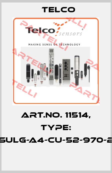 Art.No. 11514, Type: SULG-A4-CU-52-970-2  Telco