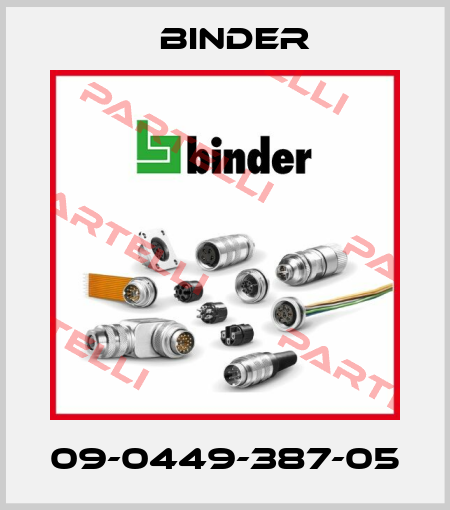 09-0449-387-05 Binder