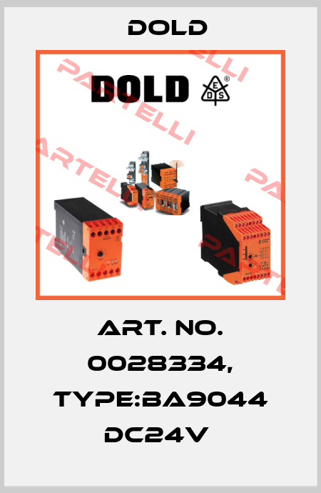 Art. No. 0028334, Type:BA9044 DC24V  Dold
