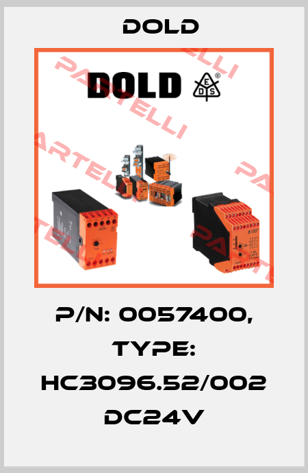 p/n: 0057400, Type: HC3096.52/002 DC24V Dold
