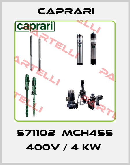 571102  MCH455 400V / 4 KW  CAPRARI 
