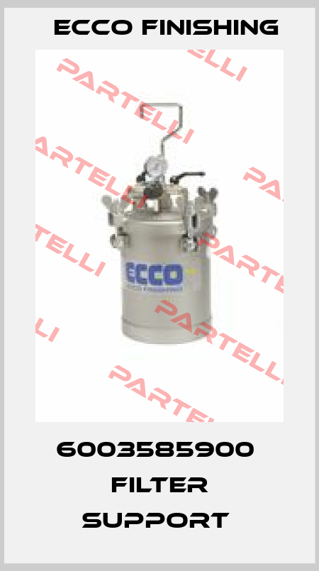 6003585900  FILTER SUPPORT  Ecco Finishing