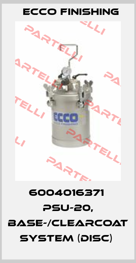 6004016371  PSU-20, BASE-/CLEARCOAT SYSTEM (DISC)  Ecco Finishing