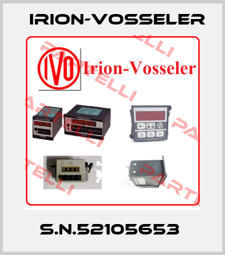 S.N.52105653  Irion-Vosseler