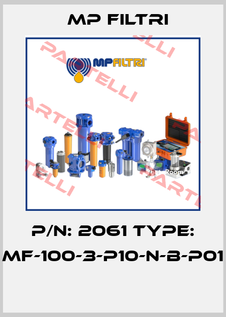 P/N: 2061 Type: MF-100-3-P10-N-B-P01  MP Filtri