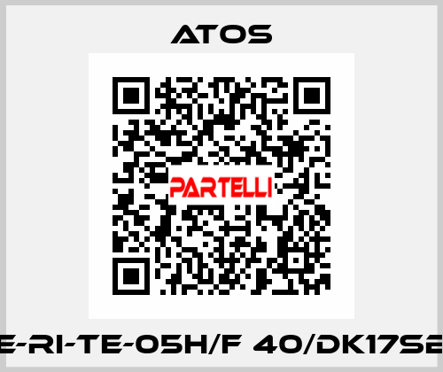 E-RI-TE-05H/F 40/DK17SB Atos