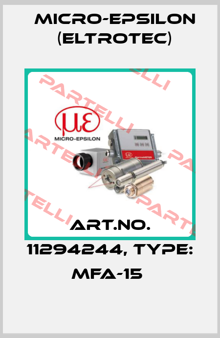Art.No. 11294244, Type: MFA-15  Micro-Epsilon (Eltrotec)
