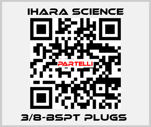 3/8-BSPT PLUGS  Ihara Science