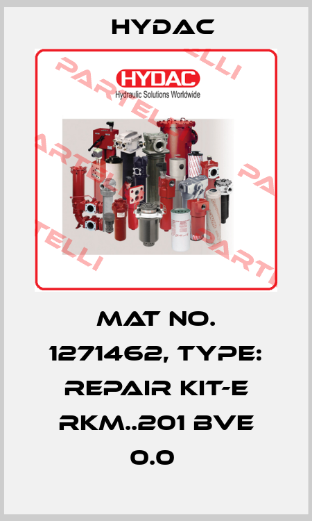 Mat No. 1271462, Type: REPAIR KIT-E RKM..201 BVE 0.0  Hydac