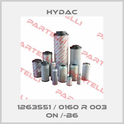 1263551 / 0160 R 003 ON /-B6 Hydac