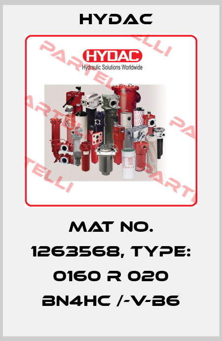 Mat No. 1263568, Type: 0160 R 020 BN4HC /-V-B6 Hydac