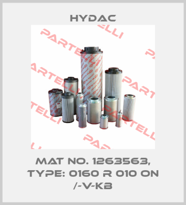 Mat No. 1263563, Type: 0160 R 010 ON /-V-KB Hydac