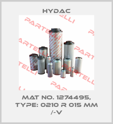 Mat No. 1274495, Type: 0210 R 015 MM /-V Hydac