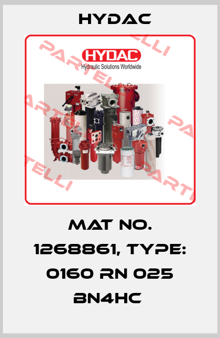 Mat No. 1268861, Type: 0160 RN 025 BN4HC  Hydac
