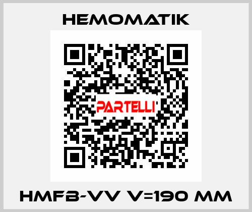 HMFB-VV V=190 mm Hemomatik