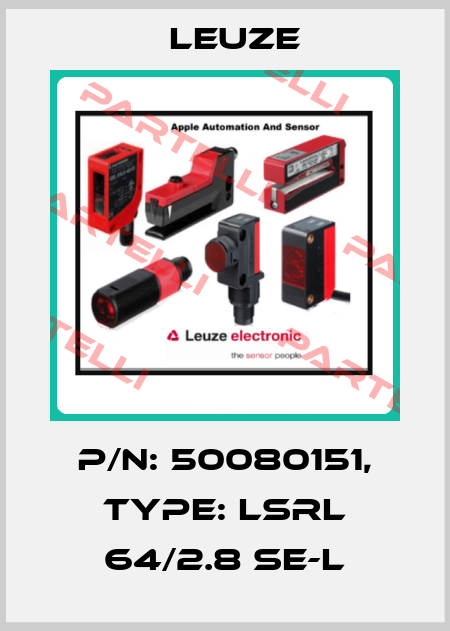 p/n: 50080151, Type: LSRL 64/2.8 SE-L Leuze