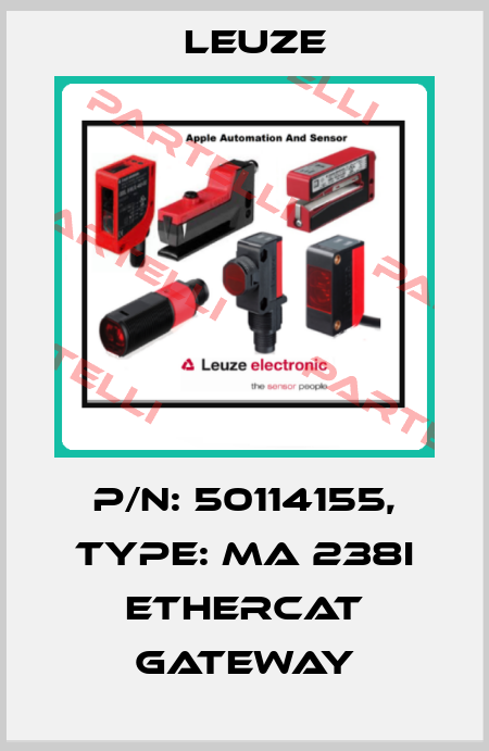 p/n: 50114155, Type: MA 238i EtherCAT Gateway Leuze