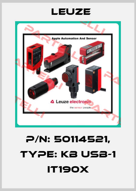 p/n: 50114521, Type: KB USB-1 IT190x Leuze
