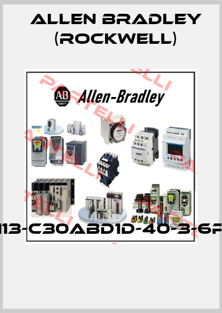 113-C30ABD1D-40-3-6P  Allen Bradley (Rockwell)