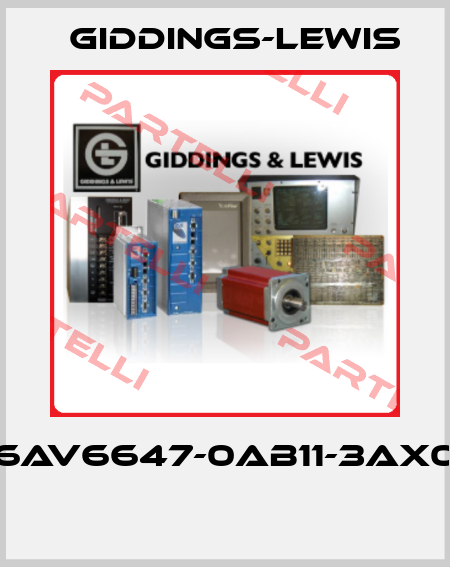 6AV6647-0AB11-3AX0  Giddings-Lewis