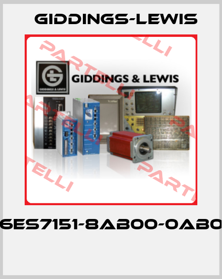 6ES7151-8AB00-0AB0  Giddings-Lewis