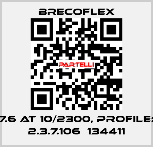 7.6 AT 10/2300, PROFILE: 2.3.7.106  134411 Brecoflex