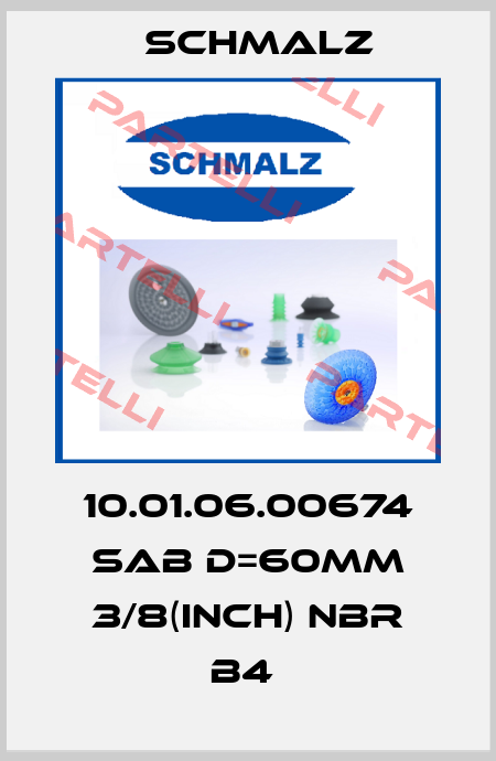 10.01.06.00674 SAB D=60MM 3/8(INCH) NBR B4  Schmalz