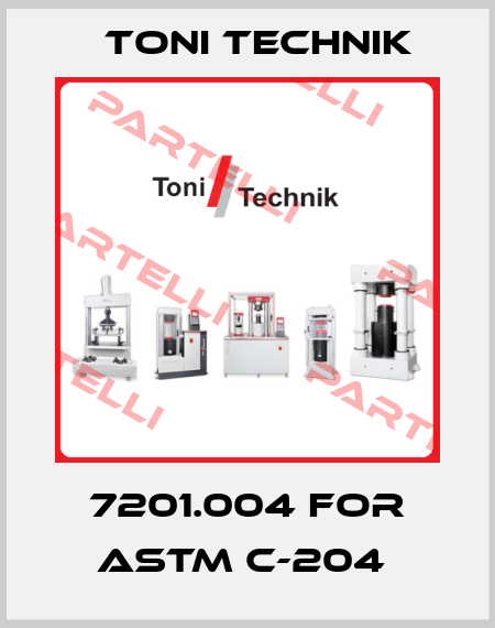 7201.004 for ASTM C-204  Toni Technik