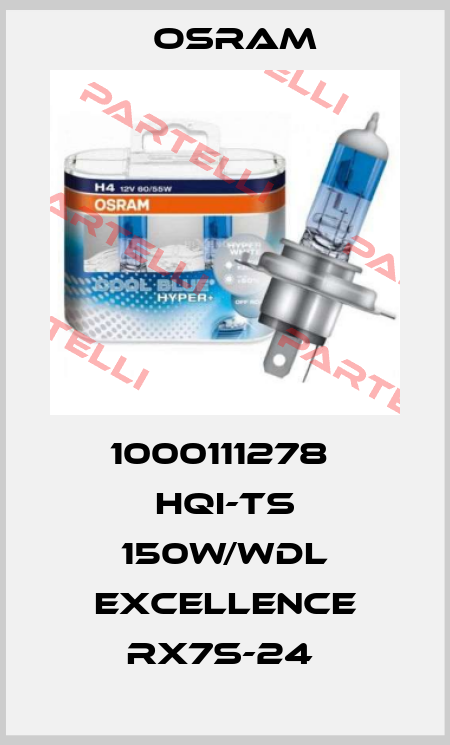 1000111278  HQI-TS 150W/WDL EXCELLENCE RX7S-24  Osram