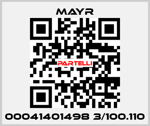 00041401498 3/100.110  Mayr