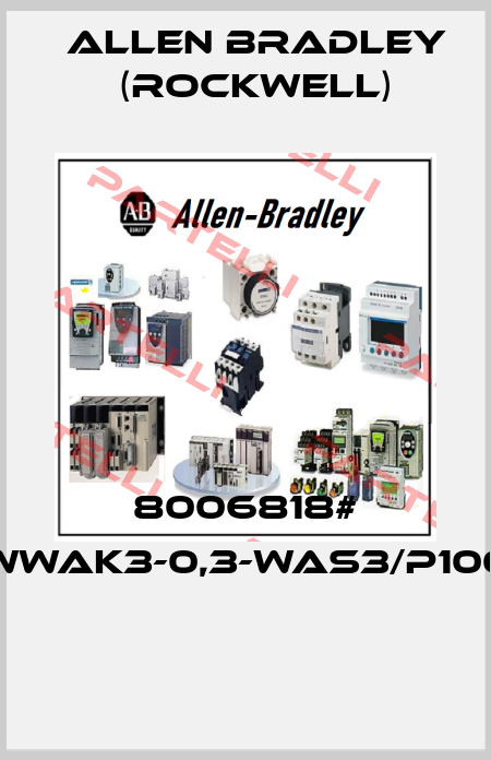 8006818# WWAK3-0,3-WAS3/P100  Allen Bradley (Rockwell)