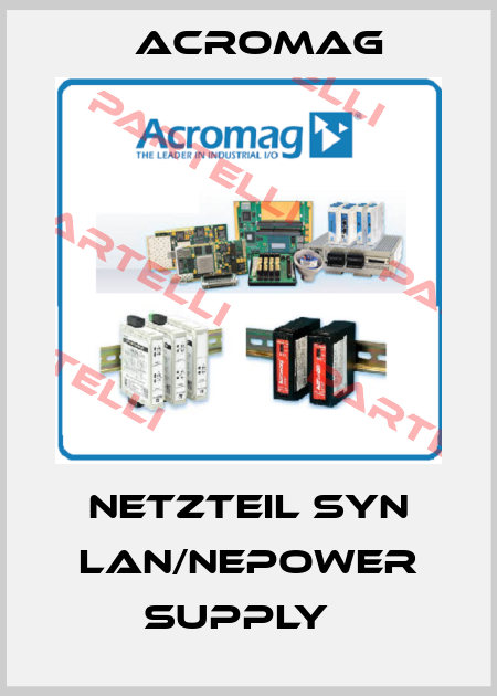 NETZTEIL SYN LAN/NEPower supply   Acromag