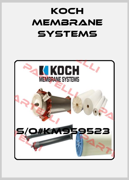  S/O#KM959523  Koch Membrane Systems