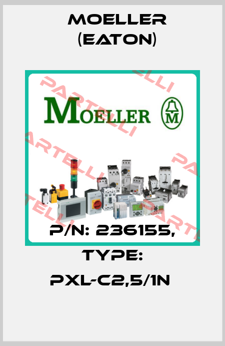 P/N: 236155, Type: PXL-C2,5/1N  Moeller (Eaton)