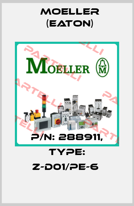 P/N: 288911, Type: Z-D01/PE-6  Moeller (Eaton)