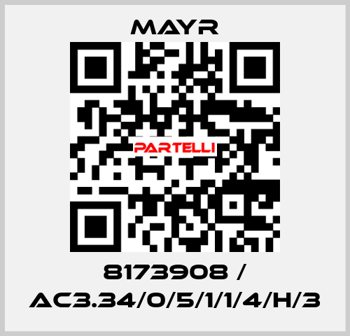 8173908 / AC3.34/0/5/1/1/4/H/3 Mayr