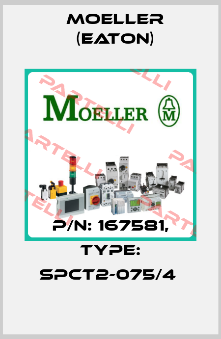 P/N: 167581, Type: SPCT2-075/4  Moeller (Eaton)