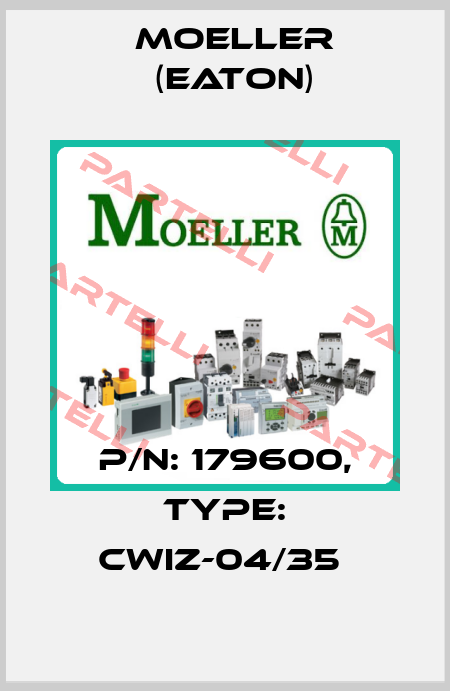 P/N: 179600, Type: CWIZ-04/35  Moeller (Eaton)