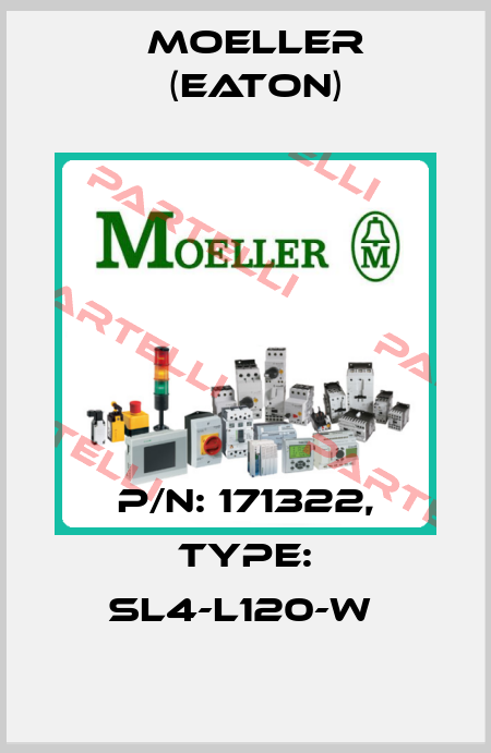 P/N: 171322, Type: SL4-L120-W  Moeller (Eaton)