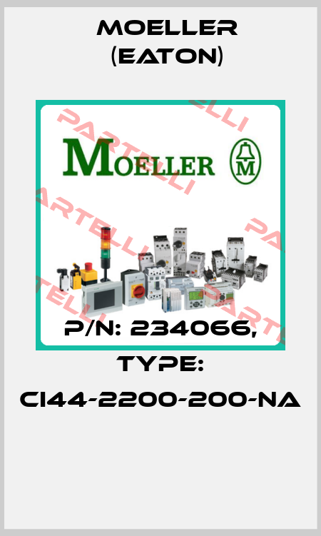 P/N: 234066, Type: CI44-2200-200-NA  Moeller (Eaton)