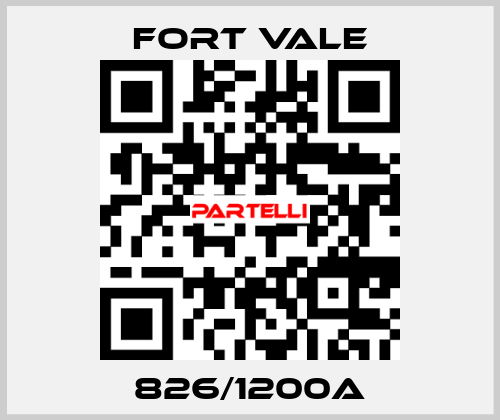 826/1200A Fort Vale