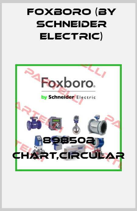 898502 CHART,CIRCULAR Foxboro (by Schneider Electric)