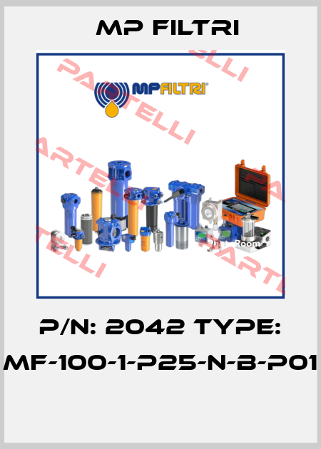 P/N: 2042 Type: MF-100-1-P25-N-B-P01  MP Filtri