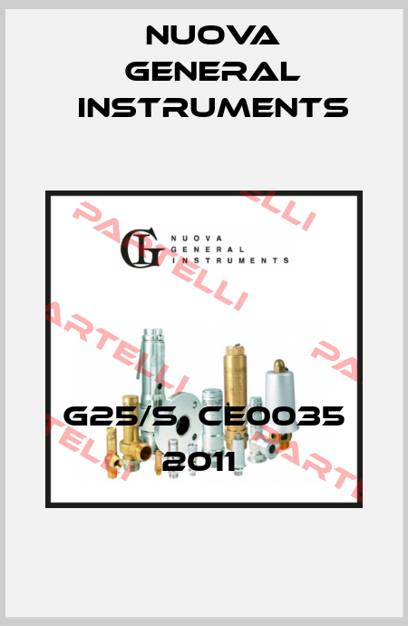 G25/S  CE0035 2011  Nuova General Instruments