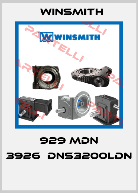 929 MDN 3926МDNS3200LDN  Winsmith