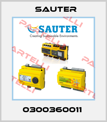 0300360011  Sauter